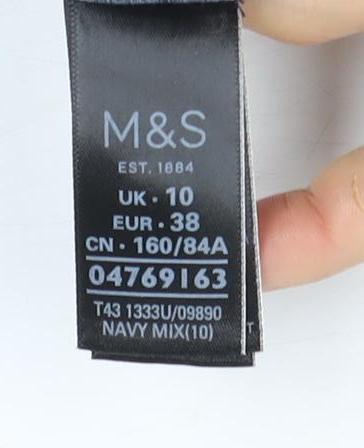 Marks and Spencer Women's Multicoloured Long Sleeve Blouse