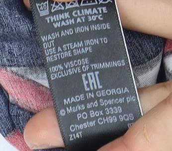 Marks and Spencer Women's Multicoloured Long Sleeve Blouse