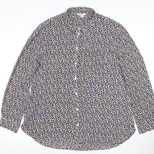 Springfield Women's Multicoloured button-up shirt - Size 14