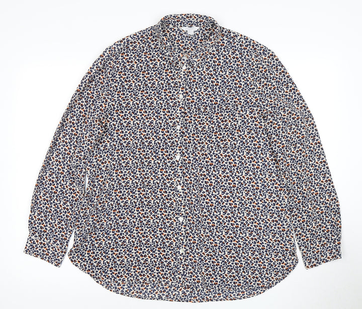 Springfield Women's Multicoloured button-up shirt - Size 14