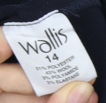 Wallis Petite Black Women's Trousers Size 14