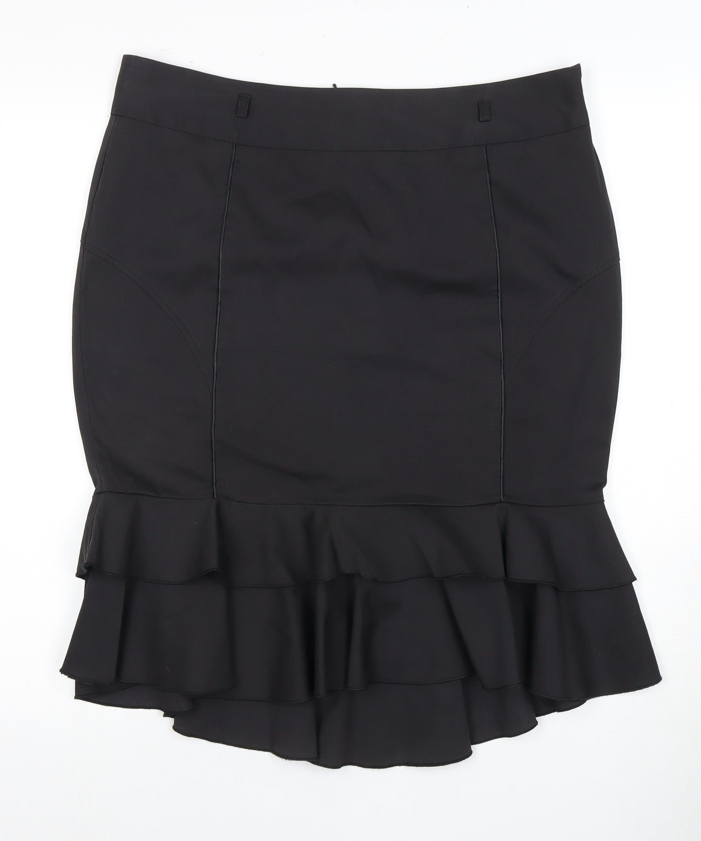 River Island Women's Black Trumpet Skirt Size 16