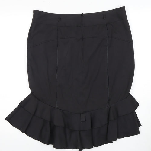 River Island Women's Black Trumpet Skirt Size 16