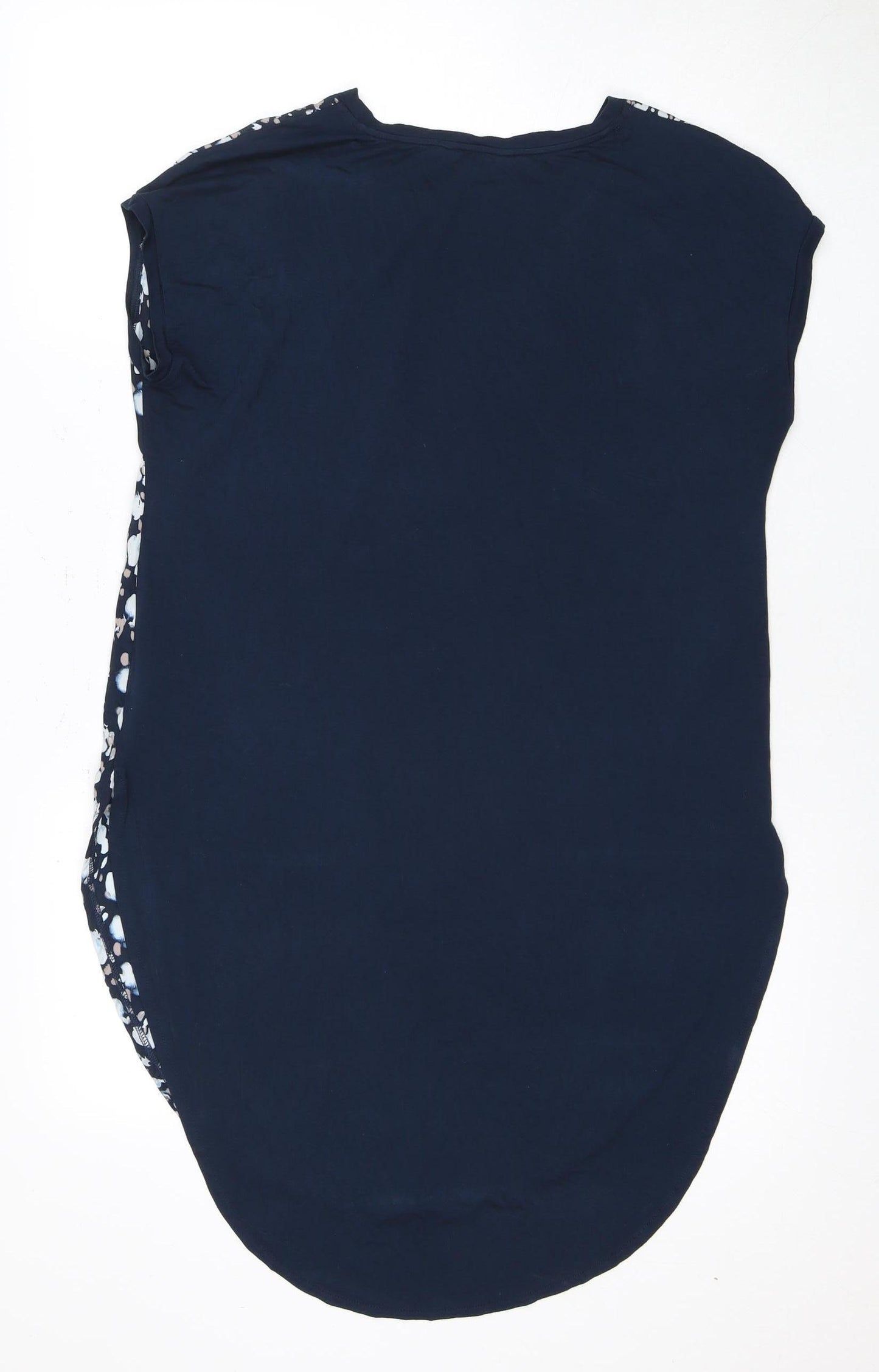 Next Women's Blue Floral Sleeveless Blouse Size 10