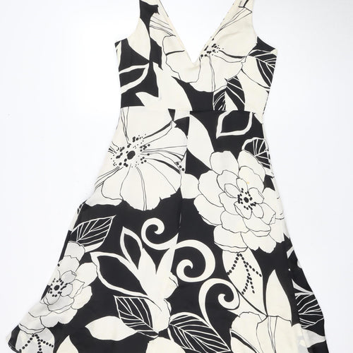 French Connection Women's Floral Silk Dress Size 10