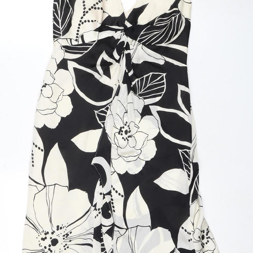 French Connection Women's Floral Silk Dress Size 10
