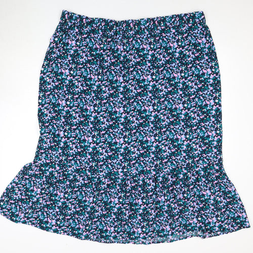 Marks and Spencer Women's Multicoloured Skirt, Size 24