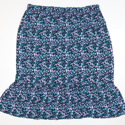 Marks and Spencer Women's Multicoloured Skirt, Size 24