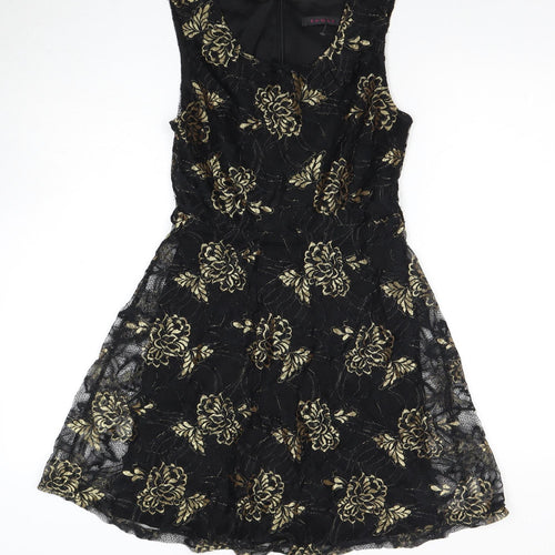 Fenn Wright Manson Women's Fit & Flare Dress, Black, Size 8