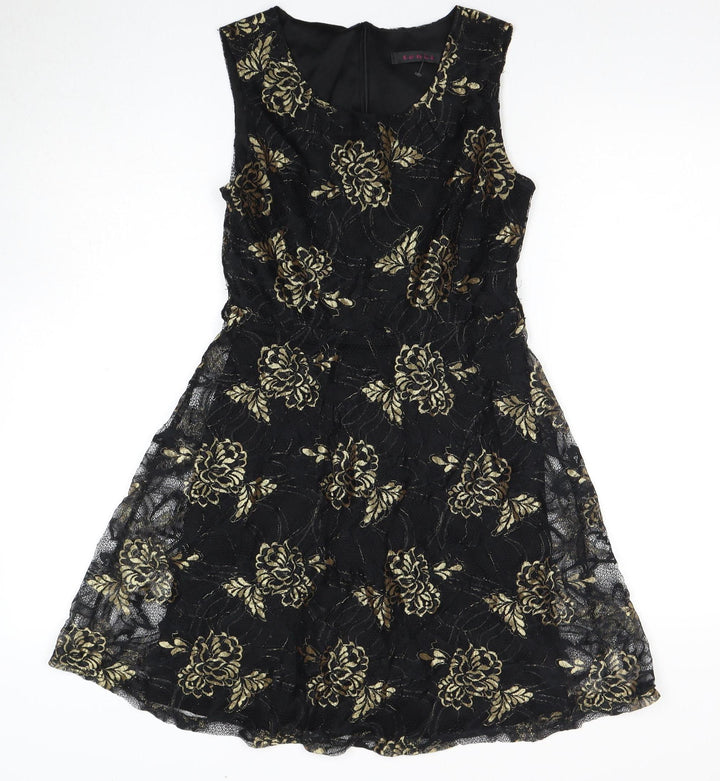 Fenn Wright Manson Women's Fit & Flare Dress, Black, Size 8