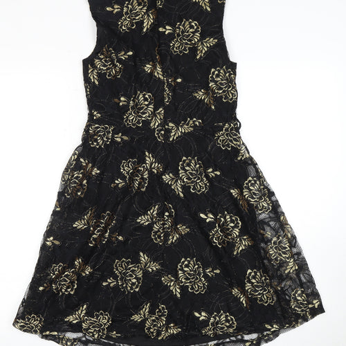 Fenn Wright Manson Women's Fit & Flare Dress, Black, Size 8