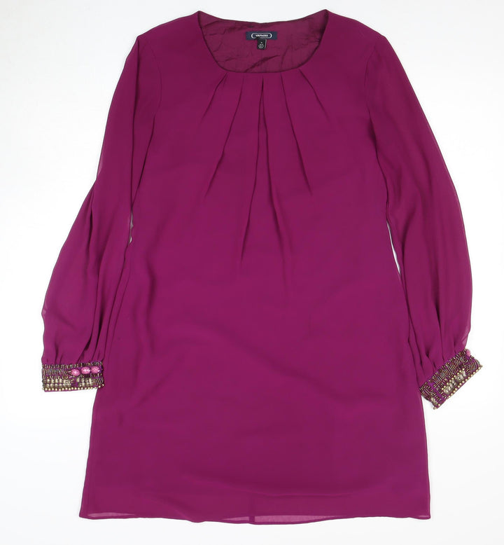 Amphora Women's Purple Long Sleeve Dress Size 12
