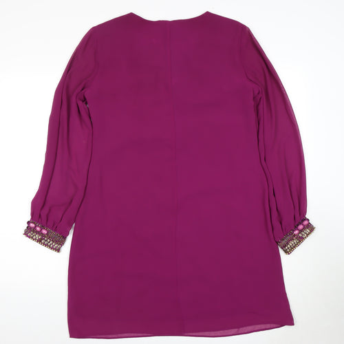 Amphora Women's Purple Long Sleeve Dress Size 12