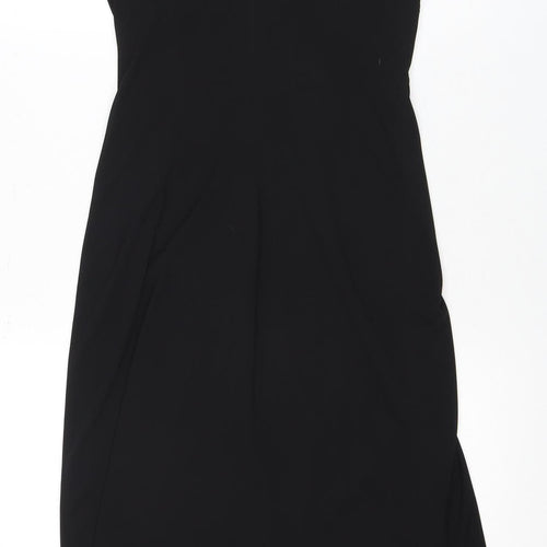 David Meister Women's Black Asymmetric Dress Size 4