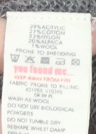 White Stuff Women's Grey V-Neck Pullover Jumper Size 12