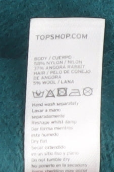 Topshop Women's Green Pullover Jumper, Size 10