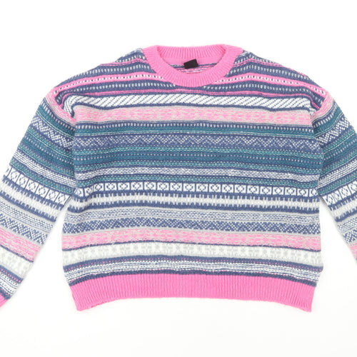 Urban Outfitters Women's Fair Isle Knit Jumper - Size S