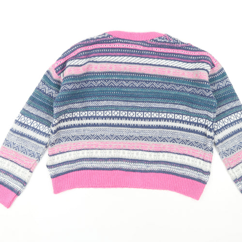Urban Outfitters Women's Fair Isle Knit Jumper - Size S