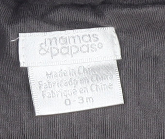 Mamas & Papas Unisex Grey Snowsuit 0-3 Months