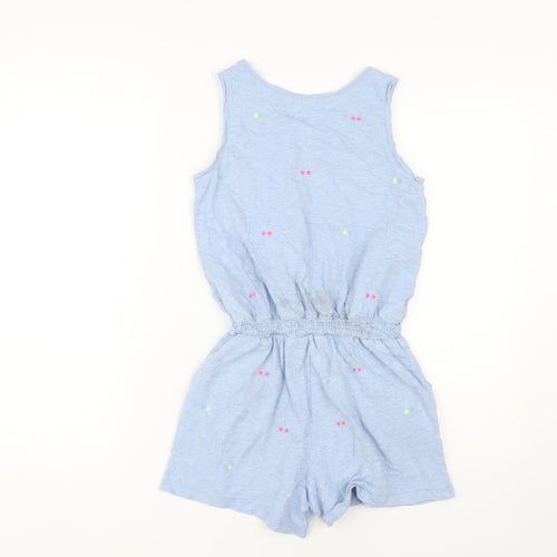 GAP Girls Blue Animal Print XL Playsuit for Casual Spring