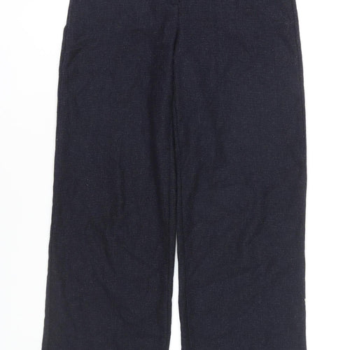 Marks and Spencer Women's Black Trousers, Size 8, Wool Blend