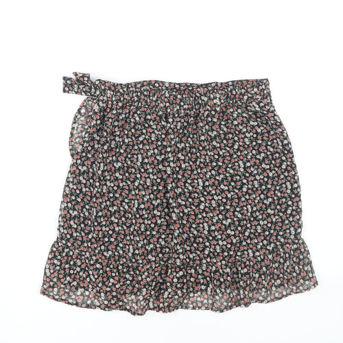 Hollister Women's Multicoloured Wrap Skirt, M, Floral