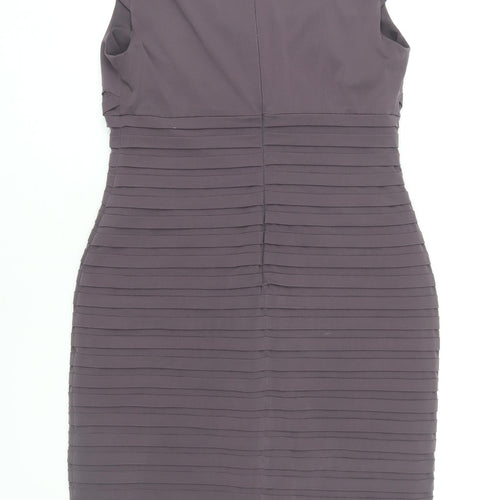 Alexon Women’s Grey Sheath Dress Size 14 Formal