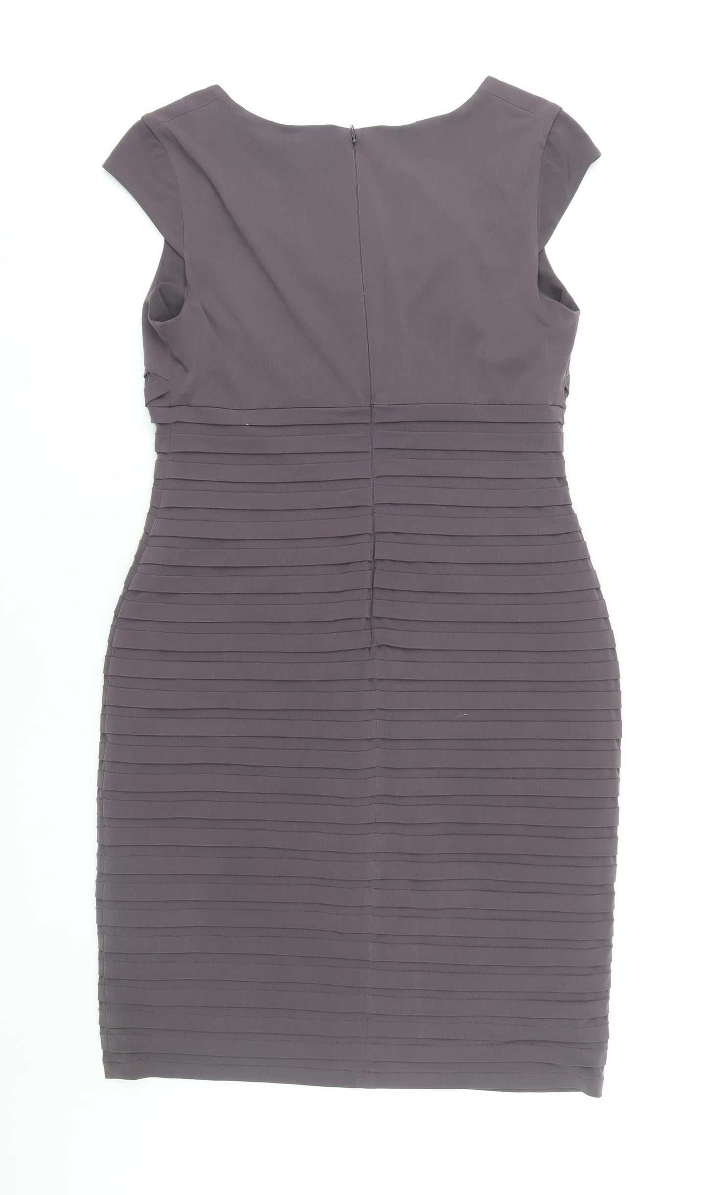 Alexon Women’s Grey Sheath Dress Size 14 Formal