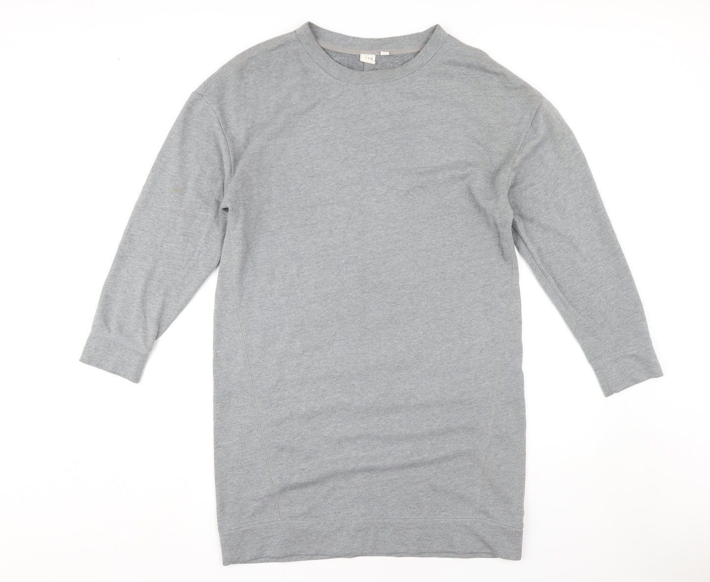 GAP Women's Grey Jumper Dress M 3/4 Sleeve Casual