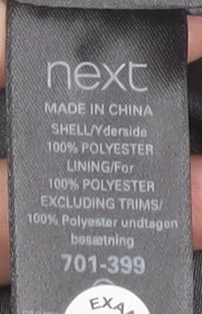 Next Women's Grey Dress Size 8 Polyester Sleeveless