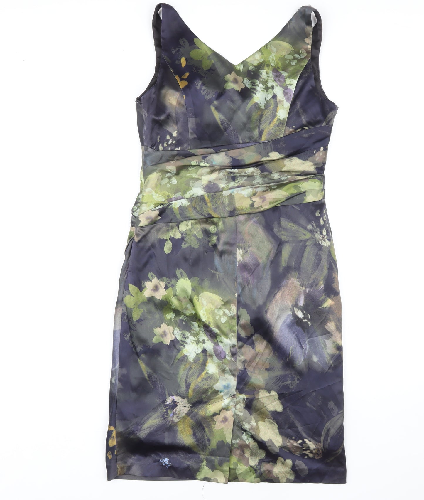 Kaliko Women's Multicoloured Floral Sheath Dress Size 10