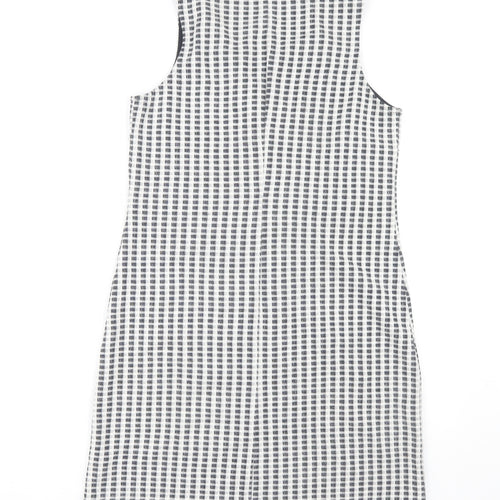 Next Women's Multicoloured Check Shift Dress, Size 10