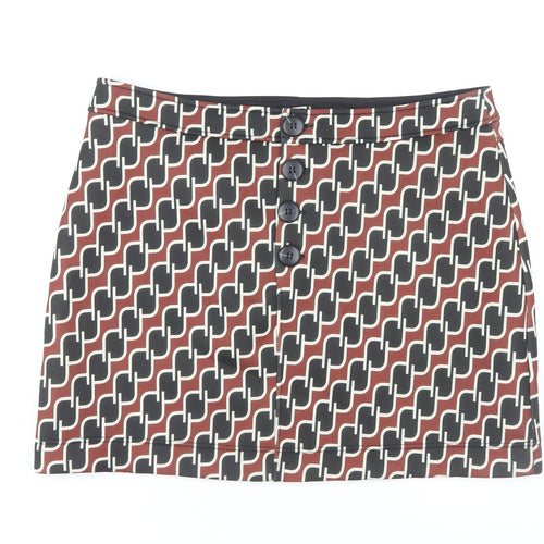 River Island Women’s Multicoloured Geometric Skirt
