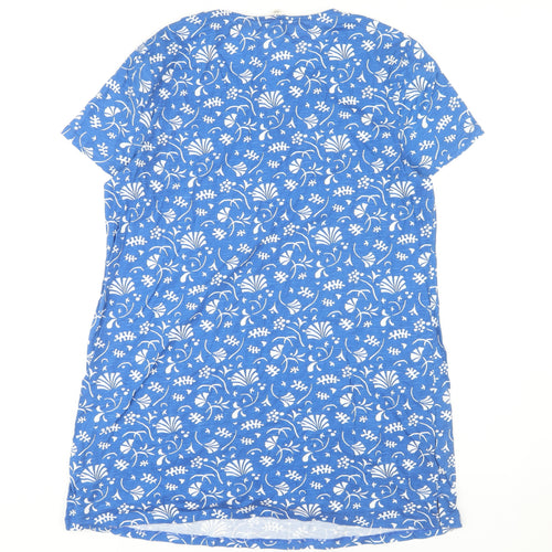 Seasalt Cornwall Women's Blue Floral Shift Dress, Size 14