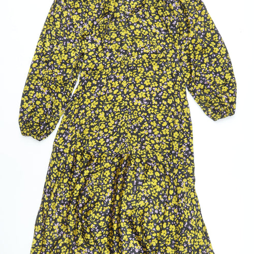 QED London Women’s Multicoloured Floral Dress Size 8