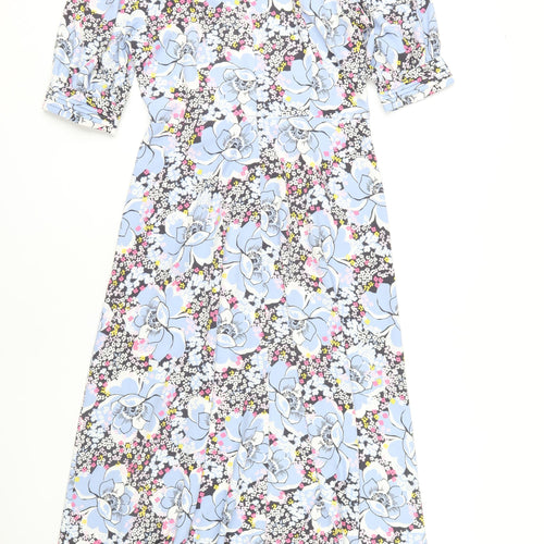 Marks and Spencer Women's Multicoloured Floral Dress Size 12