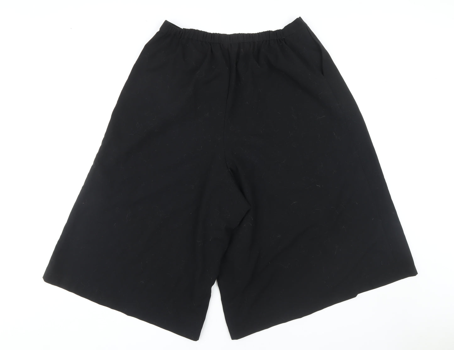 Gap Women's Black Culotte Shorts L Regular Pockets