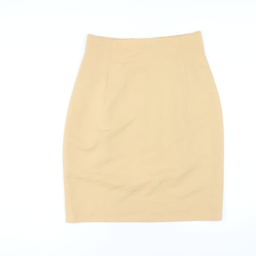 Wallis Women's Beige Pencil Skirt Size 12