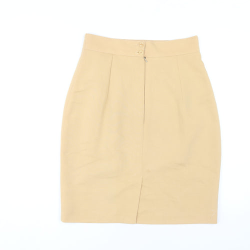 Wallis Women's Beige Pencil Skirt Size 12