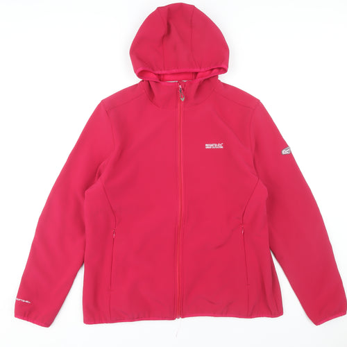 Regatta Women's Red Soft Shell Hooded Jacket Size 20