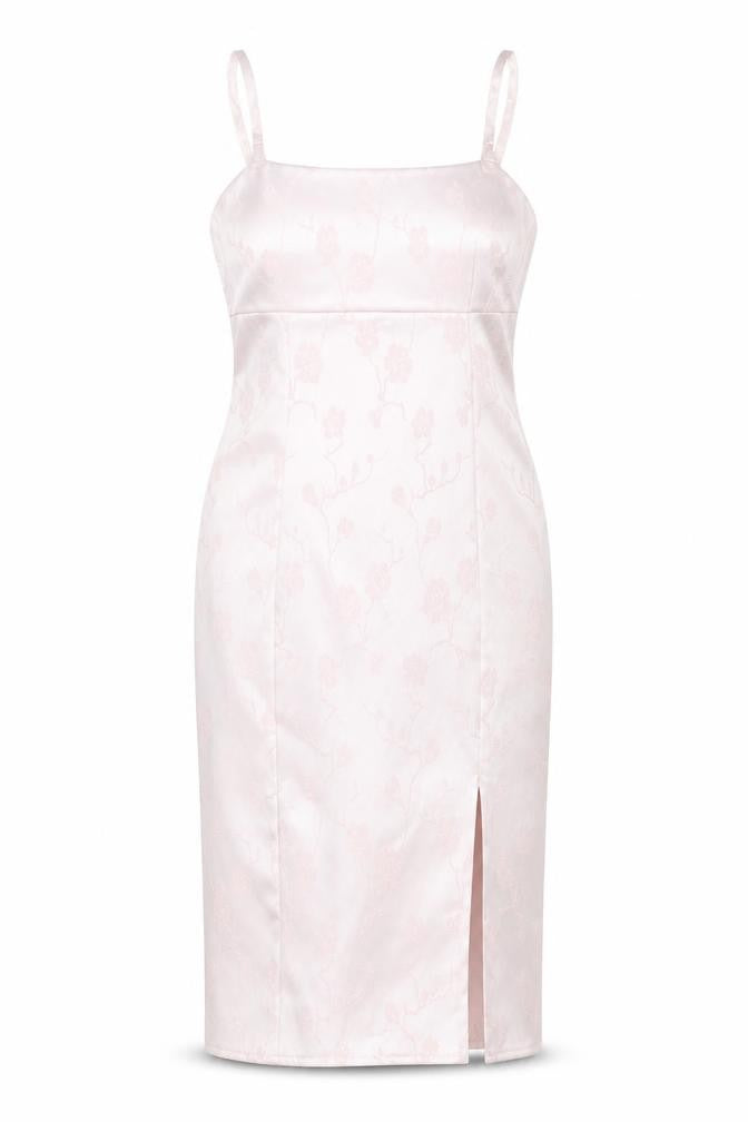 Charlotte Halton Pink Floral Pencil Dress Size 10