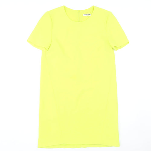 Whistles Women's Yellow Shift Dress Size 8