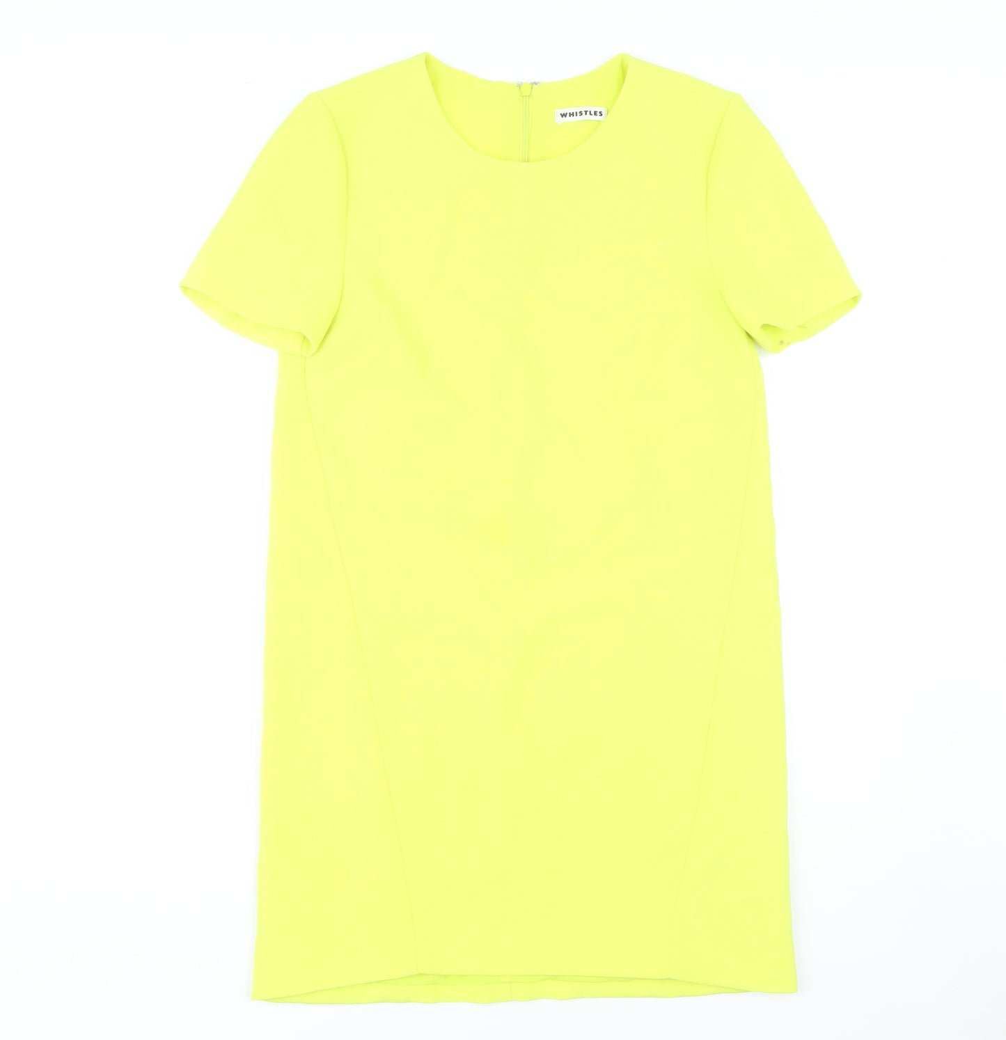 Whistles Women's Yellow Shift Dress Size 8