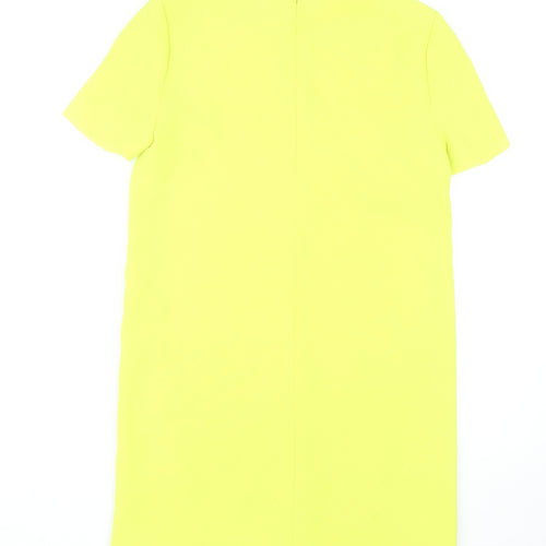 Whistles Women's Yellow Shift Dress Size 8