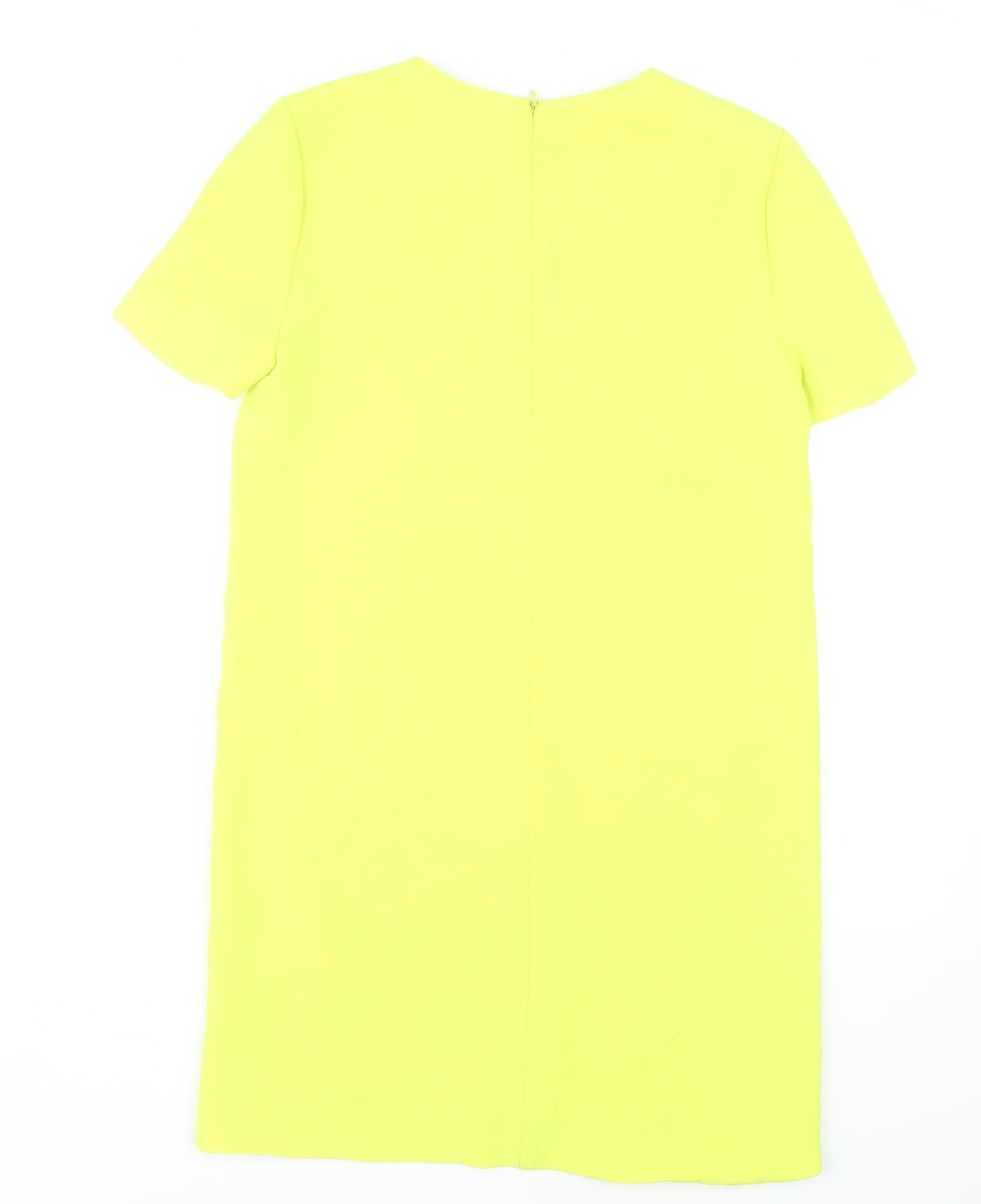 Whistles Women's Yellow Shift Dress Size 8