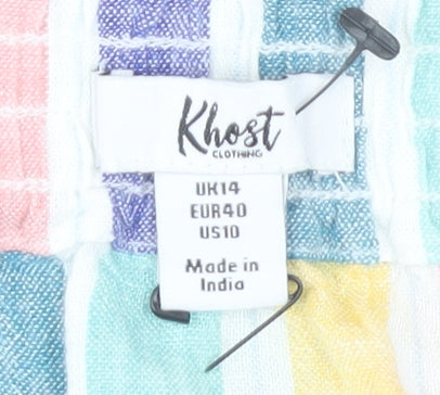 Khost Clothing Women’s Multicoloured Striped Skirt 14