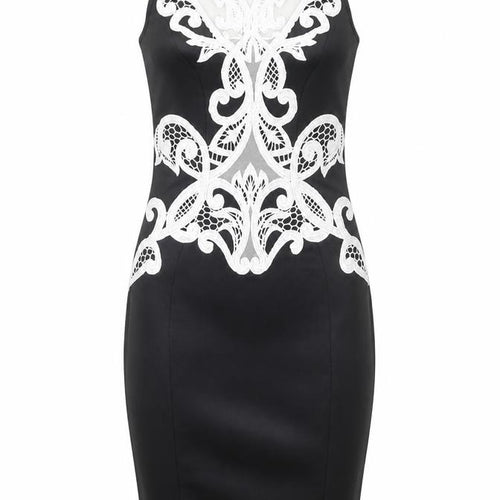 Lipsy London Women's Black Bodycon Dress Size 6
