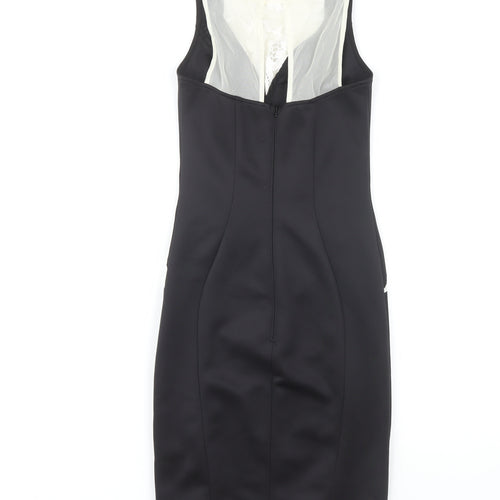 Lipsy London Women's Black Bodycon Dress Size 6