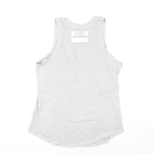Victoria's Secret PINK Women's XS White Cotton Tank