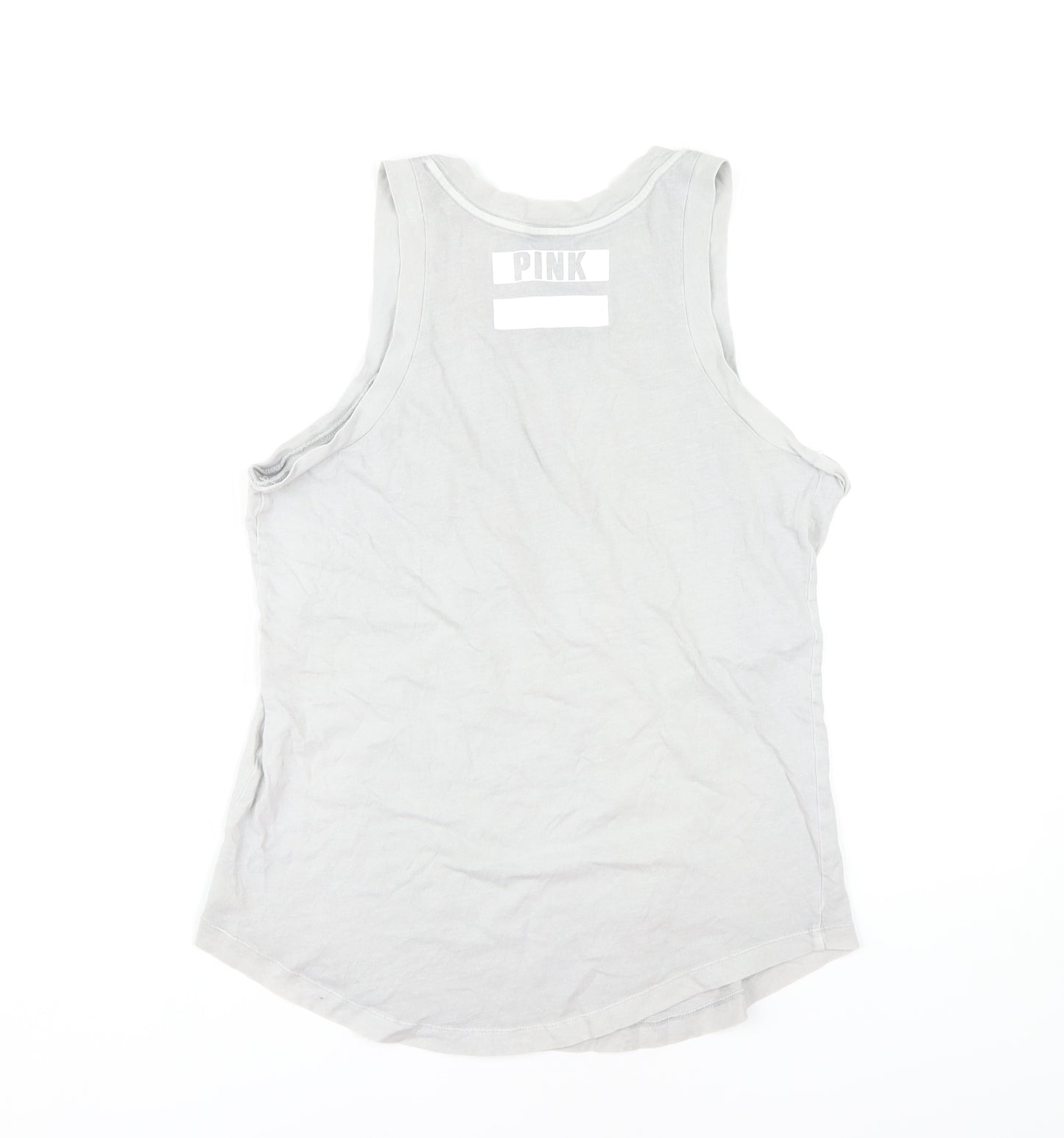 Victoria's Secret PINK Women's XS White Cotton Tank